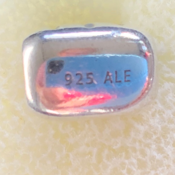 Retired Sterling Silver Two-Tone Pandora Purse Charm - EUC! - Picture 3 of 3